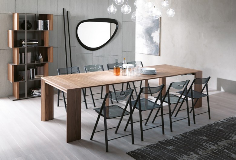 Golia Extending Dining Table by Furl Seats 1 to 12 people