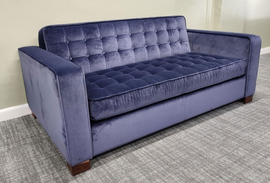 Nuvo 2.5 Seater Sofa Bed in Atlantis Velvet