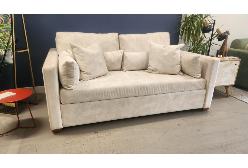 Furl Grande 3 Seater Sofa Bed | Warwick Lovely Almond | UK