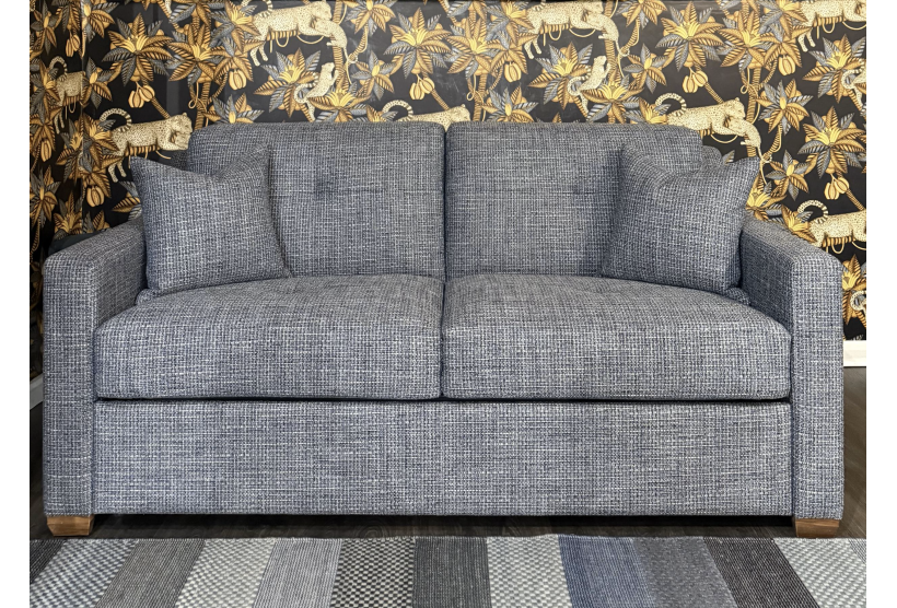 Classic 3 Seater Sofa Bed in Denim Blue