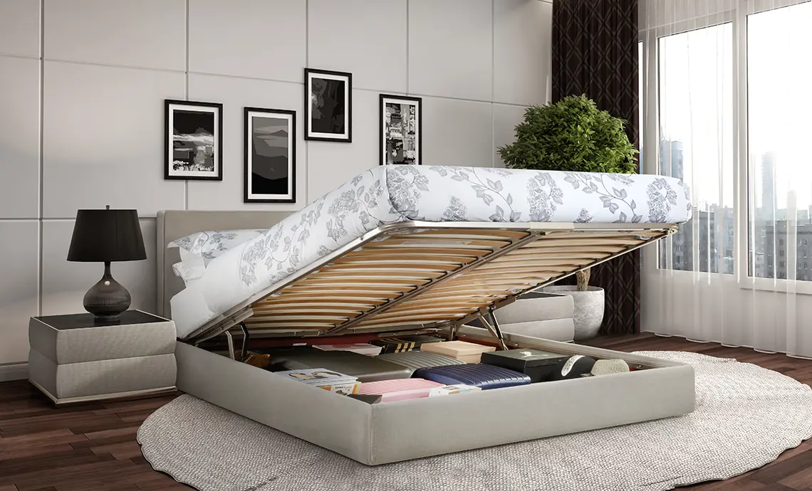 Low Storage Bed