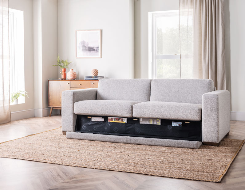 London Sofa Bed drop storage