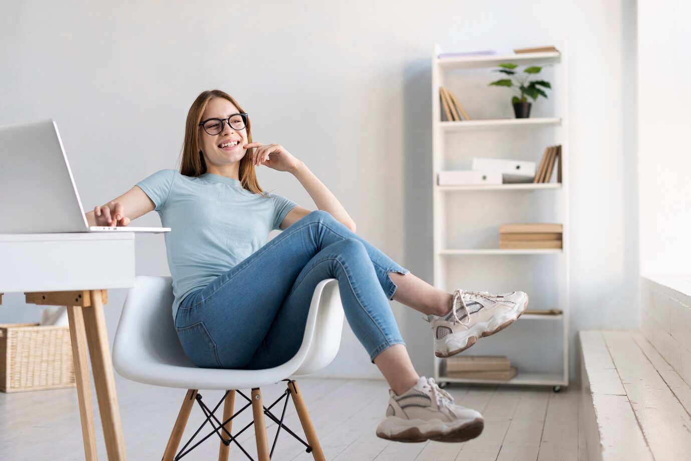 ong-shot-modern-woman-relaxing-her-chair