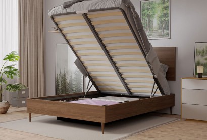 bed for lofts in wood 